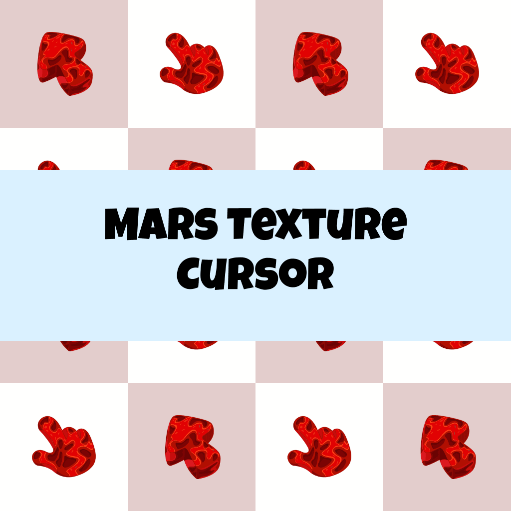 Preview Mars Texture cursor custom cursor pack